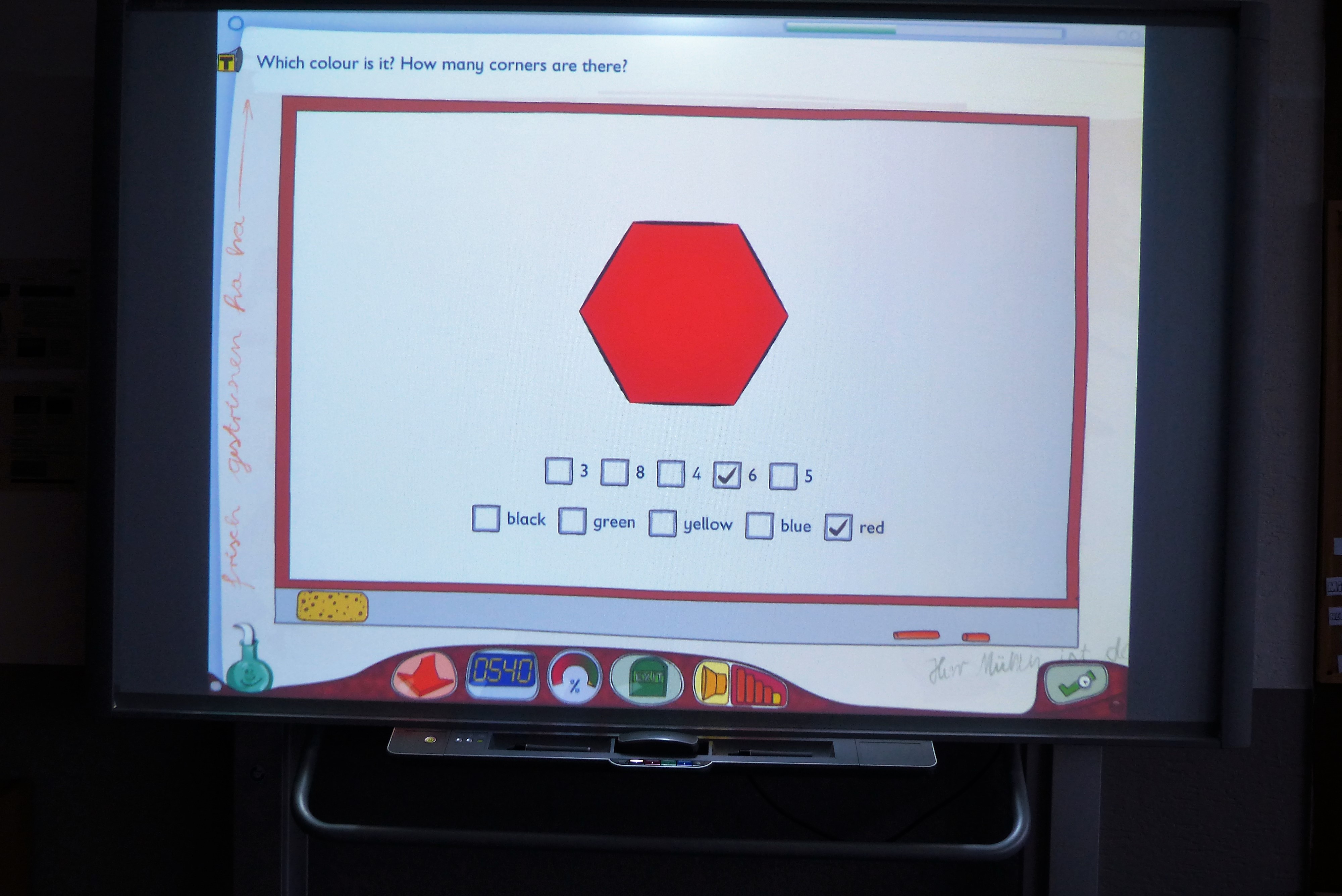 Englisch am Smartboard